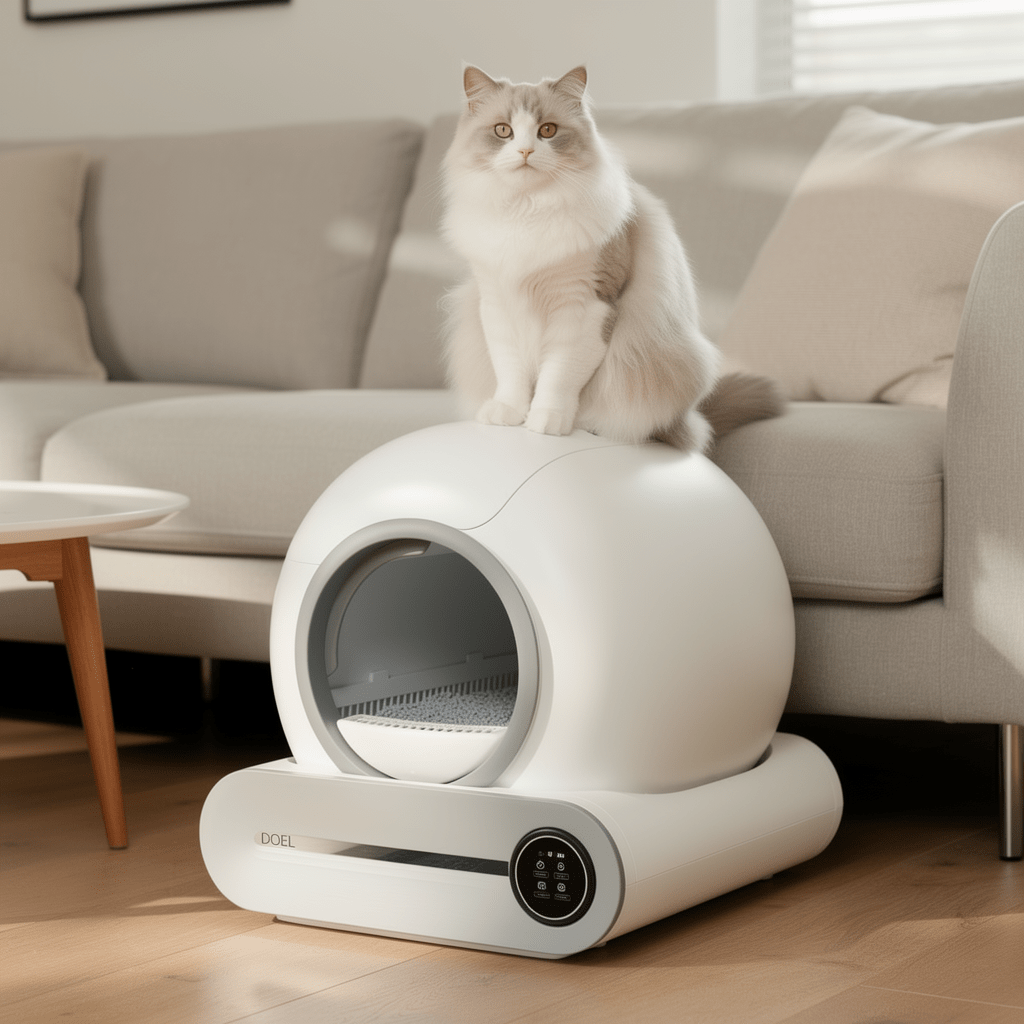 The Big Clean — Self-Cleaning Cat Litter Box, App-Controlled WiFi, 15-Day Hands-Off - The Big Pet Shop