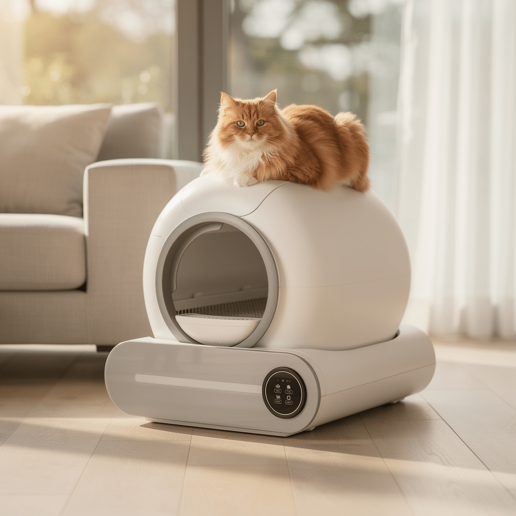 The Big Clean — Self-Cleaning Cat Litter Box, App-Controlled WiFi, 15-Day Hands-Off - The Big Pet Shop
