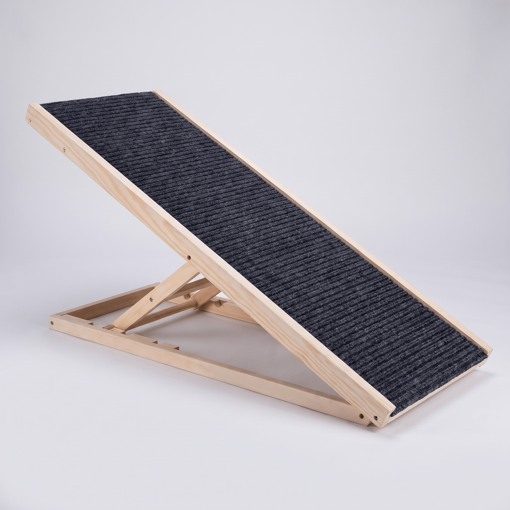 The Big Step — Adjustable Wooden Pet Ramp for Car & Sofa - The Big Pet Shop