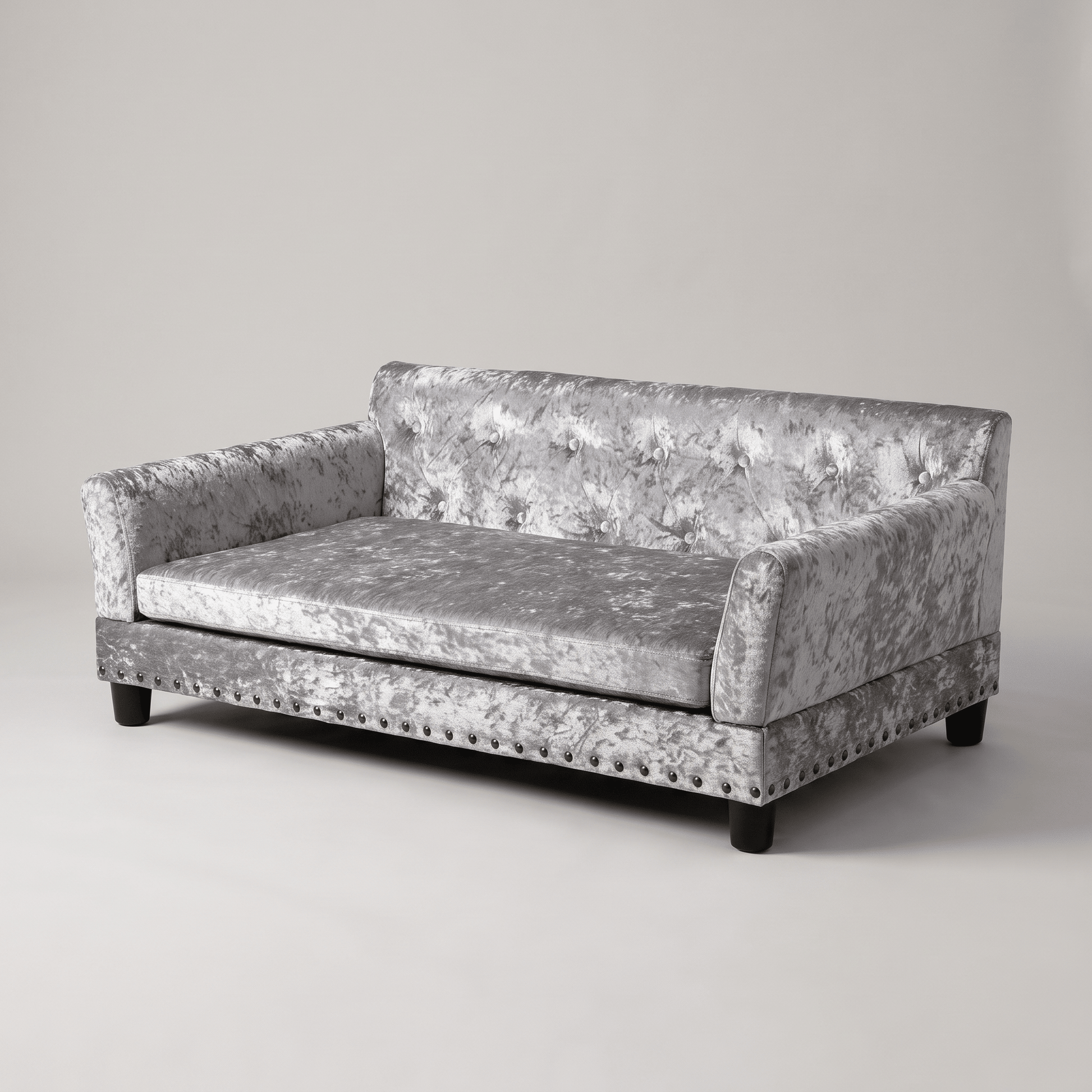 The Big Lounge — Luxury Velvet Chesterfield Pet Sofa - The Big Pet Shop