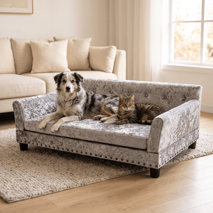 The Big Lounge — Luxury Velvet Chesterfield Pet Sofa - The Big Pet Shop