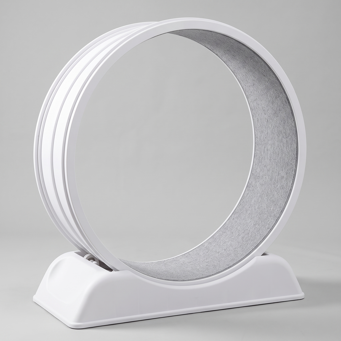 The Big Run white cat exercise wheel treadmill - studio product shot