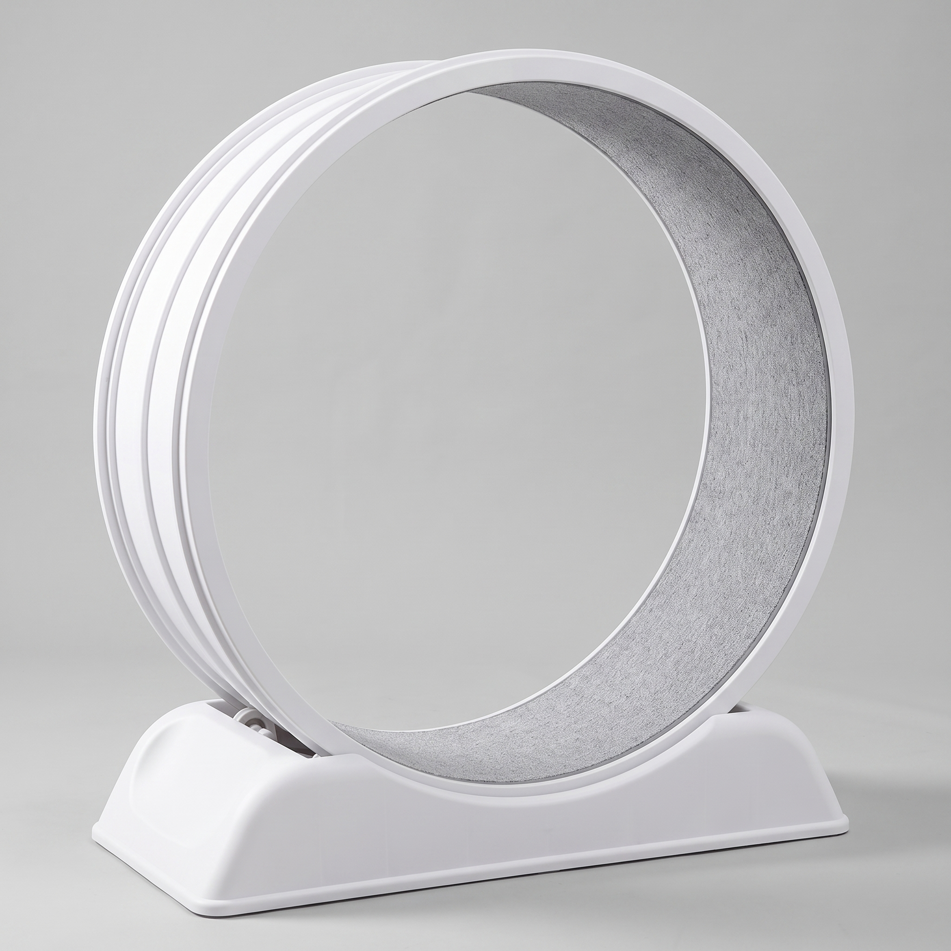 The Big Run white cat exercise wheel treadmill - studio product shot
