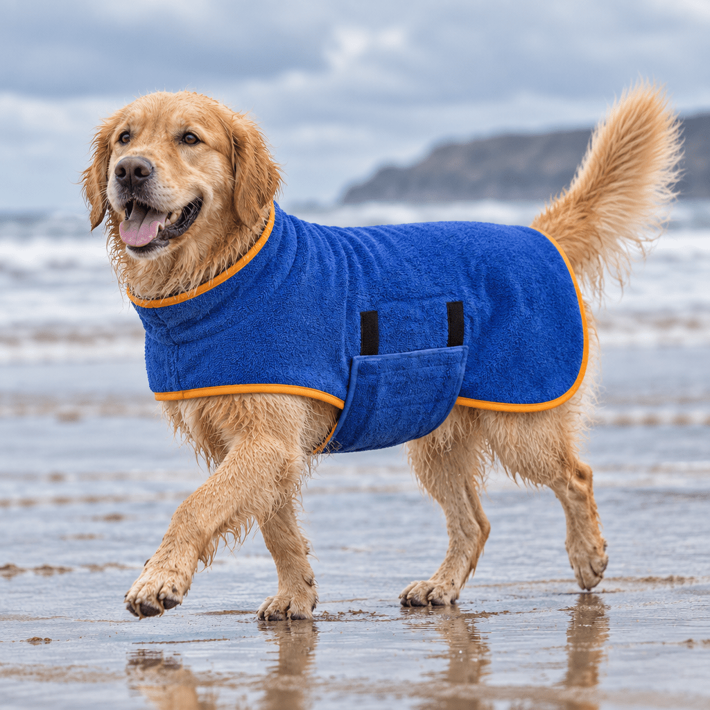 The Big Dry-Off — Classic Microfibre Dog Drying Coat - The Big Pet Shop