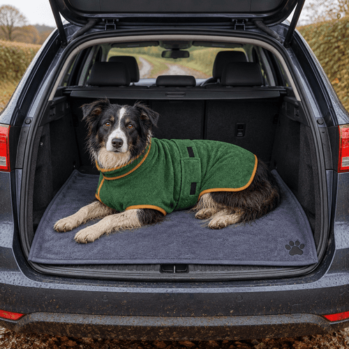 Dog drying coat and towel set – The Big Dry-Off Kit