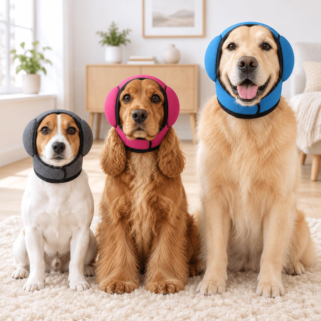The Big Hush — Calming Dog Ear Hood for Fireworks & Grooming - The Big Pet Shop